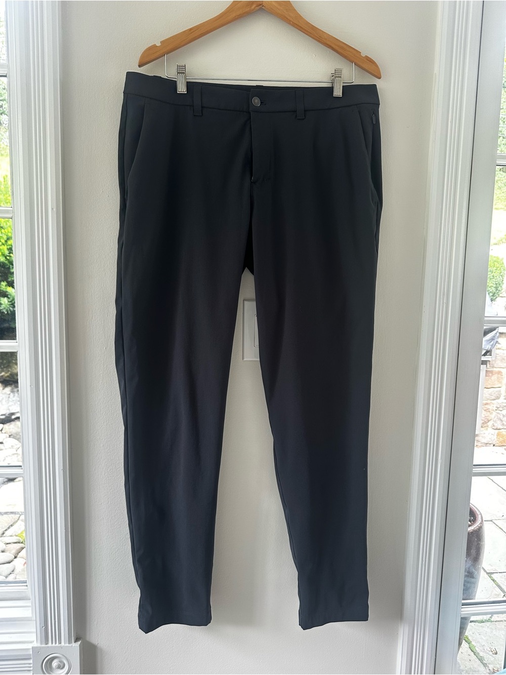 lululemon athletica Men's Black Slim Chinos